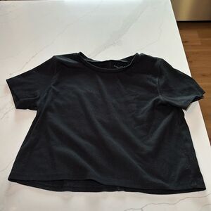 American eagle black crop top